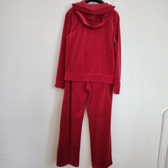 Ladies SZ PS Lauren Ralph Lauren Cinnamon Velour Track Suit - Picture 3 of 6